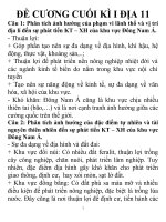 đề cương cuối hki địa 11