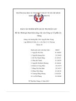 báo cáo nhóm môn quản trị nhân lực đánh giá thực hiện công việc của công ty cổ phần za hưng