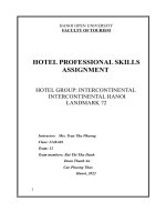 hotel group intercontinental intercontinental hanoi landmark 72