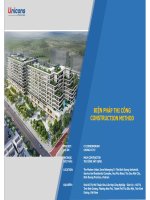 Bản Vẽ Biện Pháp Thi Công và Công Tác Tạm Mẫu Chuẩn