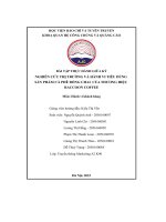 nghiên cứu thị trường và hành vi tiêu dùng sản phẩm cà phê đóng chai của thương hiệu raccoon coffee