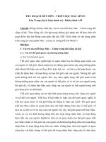 Bài thu hoạch môn Triết học Mác - Lê nin