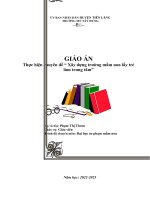 tiết dạy kể chuyện cho trẻ nghe câu chuyện tích chu