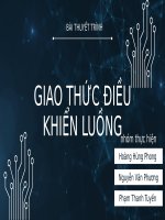 giao thức điều khiển luồng