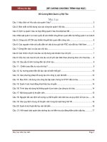 đề cương môn quản lý đội tàu