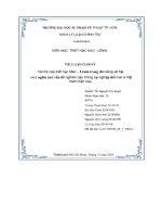 tiểu luận môn triết