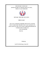 quy luật về mối quan hệ biện chứng giữa cơ sở hạ tầng và kiến trúc thượng tầng và sự vận dụng của đảng cộng sản việt nam vào quá trình đổi mới kinh tế