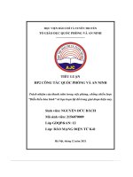 trách nhiệm của thanh niên trong việc phòng chống chiến lược diễn biến hòa bình và bạo loạn lật đổ trong giai đoạn hiện nay