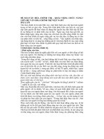 văn hóa chính trị khái niệm chức năng liên hệ văn hóa chính trị việt nam