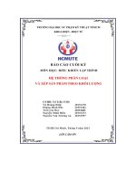 báo cáo cuối kỳ hệ thống phân loại và xếp sản phẩm theo khối lượng