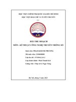 bài thu hoạch kĩ thuật công nghệ truyền thông số