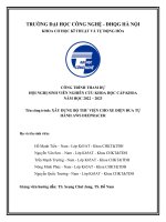 công trình xây dựng bộ thư viện cho xe điện đua tự hành aws deepracer