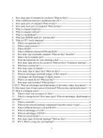 đề cương ôn tập tiếng anh chuyên ngành kma