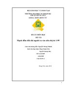 đề tài mạch đếm tiến lùi người ra vào siêu thị từ 1 99