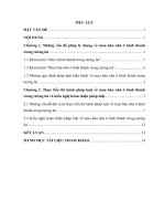 đề tài pháp luật về mua bán nhà ở hình thành trong tương lai