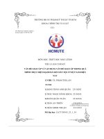 tiểu luận cuối kỳ vấn đề giai cấp và vận dụng vấn đề giai cấp trong quá trình thực hiện đại đoàn kết dân tộc ở việt nam hiện nay