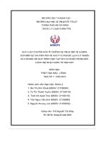 quy luật chuyển hóa từ những sự thay đổi về lƣợng dẫn đến sự chuyển hóa về chất và ngƣợc lại và ý nghĩa của nó đối với quá trình học tập của cá nhân trong bối cảnh hội nhập quốc tế hiện nay