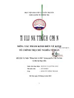 tác phẩm kinh điển về kinh tế chính trị chủ nghĩa tư bản lý luận hàng hoá và tiền trong quyển 1 bộ tư bản và liên hệ thực tiễn