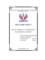 đề tài nghiên cứu và thiết kế hệ xe hai bánh tự cân bằng