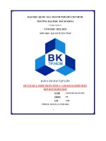 báo cáo bài tập lớn đề tài số 4 phép phân tích a qr bằng phép biến đổi householder