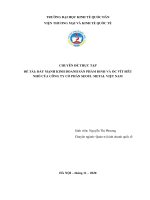 Chuyên đề thực tập: Đẩy mạnh kinh doanh sản phẩm đinh và ốc vít siêu nhỏ của công ty cổ phần Seoul Metal Việt Nam