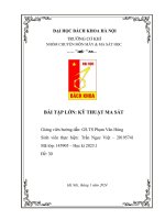 bài tập lớn kỹ thuật ma sát