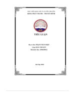tiểu luận những yếu tố ảnh hưởng đến báo chí về kinh tế và an sinh xã hội