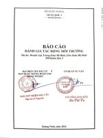 báo cáo đánh giá tác động môi trường dự án doanh trại trung đoàn bộ binh