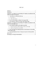 vai trò của người phụ nữ trong gia đ6nh người việt từ truyền thống đến hiện đại