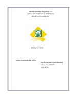 bài tập cá nhân nhân trắc học ngành may