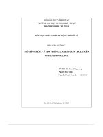 báo cáo cuối kỳ mô hình hóa và mô phỏng cruise control trên matlab simulink