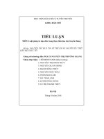 tiểu luận luật pháp và đạo đức trong thực tiễn báo chí truyền thông đề tài nguyên tắc đưa tin về trẻ em và người yếu thế liên hệ thực tế