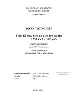 đồ án tốt nghiệp thiết kế máy biến áp điện lực ba p