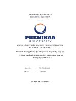 những yêu cầu đối với sinh viên để trở thành cử nhân ngoại ngữ trường đại học phenikaa