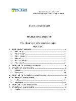 báo cáo kế hoạch marketing điện tử thương hiệu yamaha