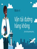 slide thuyết trình vận tải đường hàng không
