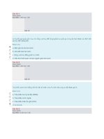 TRẮC NGHIỆM TÀI CHÍNH QUỐC TẾ CÓ ĐÁP ÁN