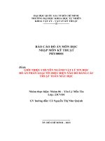 Luận văn giới thiệu chuyên ngành vật lý tin học   Đại học khoa học tự nhiên- Đại học Quốc gia tp.hcm