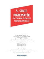 5 SINIF MATEMATIK KAZANIM ODAKLI SORU BANKASI