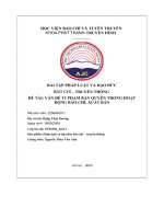 đề tài vấn đề vi phạm bản quyền trong hoạt động báo chí xuất bản