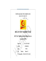 Đồ Án Tốt Nghiệp Ô Tô Đề Tài Nghiên Cứu Hệ Thống Treo Xe Lexus Lx570