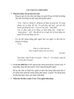 Cấu tạo của nhân hóa