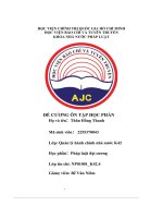 đề cương học phần pháp luật đại cương