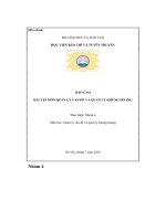 báo cáo bài tập môn quản lý vấn đề và quản lý khủng hoảng