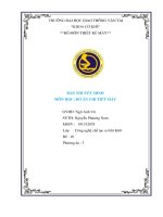 bản thuyết minh môn học đồ án chi tiết máy đề 10 phương án 3 thiết kế trạm dẫn động băng tải