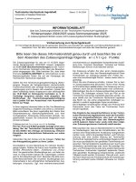 INFORMATIONSBLATT ÜBER DAS ZULASSUNGSVERFAHREN AN DER TECHNISCHEN HOCHSCHULE INGOLSTADT IM WINTERSEMESTER 20242025 SOWIE SOMMERSEMESTER 2025 IN ZULASSUNGSBESCHRÄNKTEN SOWIE NICHT ZULASSUNGSBESCHRÄNKTEN STUDIENGÄNGEN