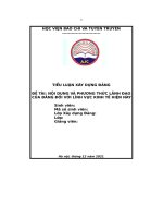 tiểu luận xây dựng đảng đề tài nội dung và phương thức lãnh đạo của đảng đối với lĩnh vực kinh tế hiện nay