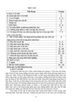 skkn sử dụng một số phương pháp dạy học tích cực giúp học sinh tốt giải toán có lời văn lớp 1