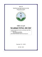 từ lý thuyết căn bản của marketing và đặc trưng