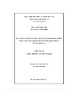 quảng bá hình ảnh và du lịch việt nam cho du khách nước ngoài qua kênh truyền hình quốc tế cnn từ 2017 đến nay